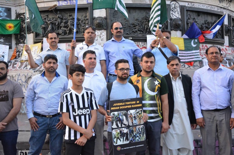 Kashmir Protest In Paris 