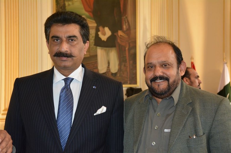 Last Meeting with H.E. Ambassadeur du Pakistan Ghalib Iqba With Haji Muzamal Husain