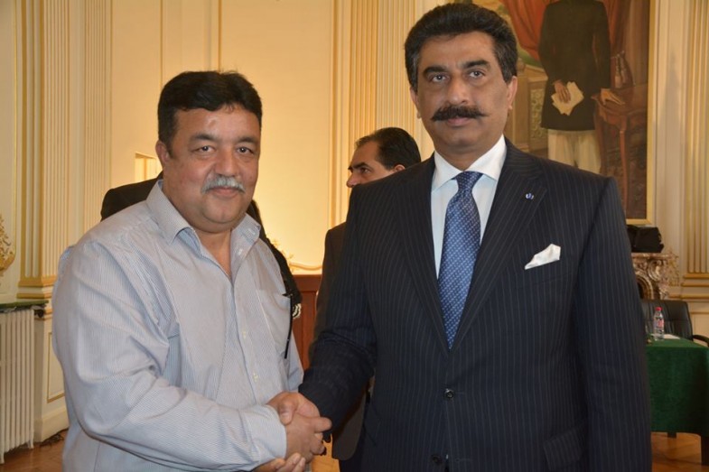 Last Meeting with H.E. Ambassadeur du Pakistan Ghalib Iqba With Mirza Khalid Bashir ARY News France