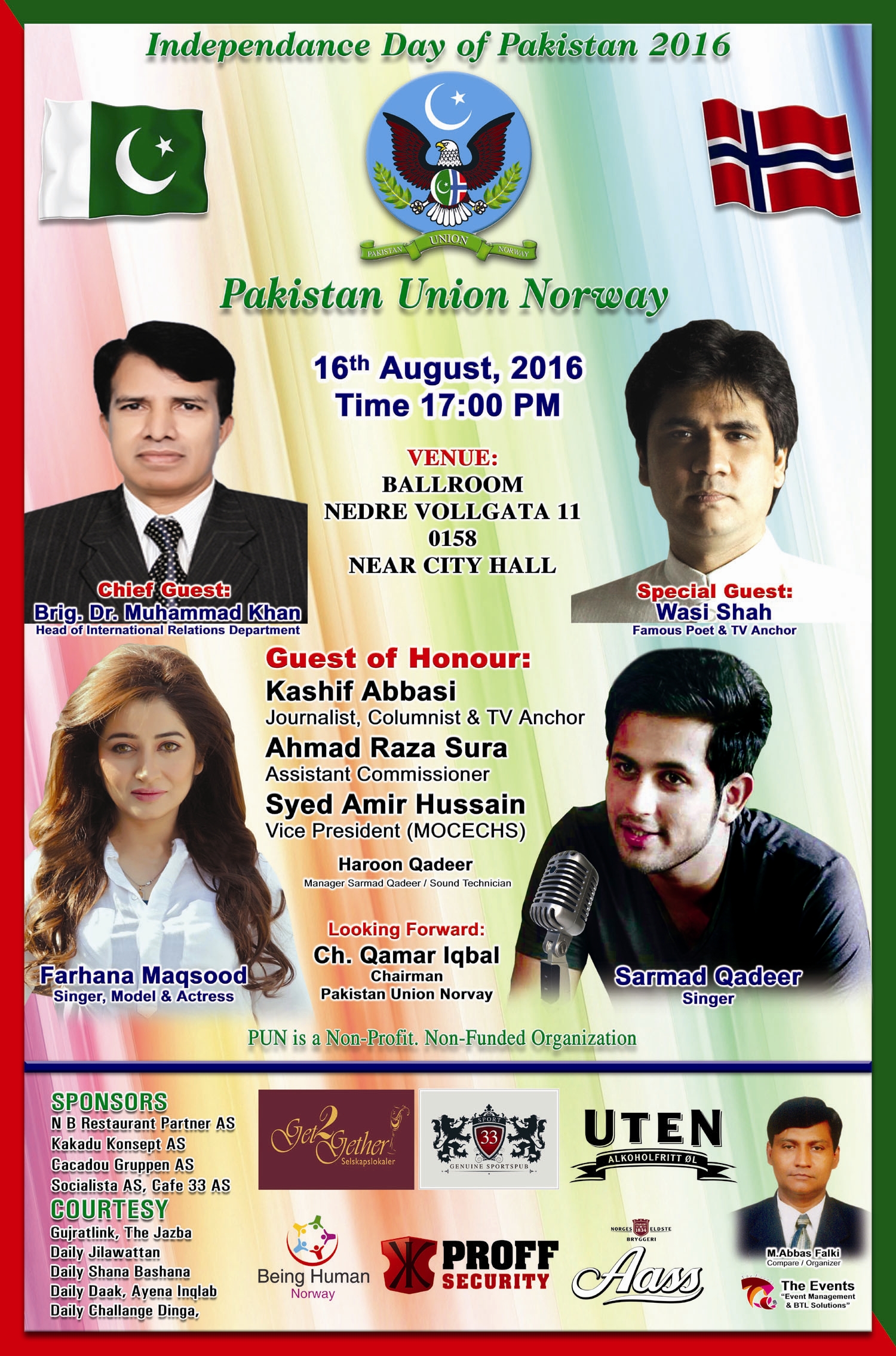 پاکستان یونین ناروے کی جشن آزادی پاکستان کی تیاریاں عروج پر، اہم شخصیات کو ایوارڈز بھی دیئے جائیں گے