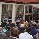 Ambassador Moin ul Haque addressing Independence Day ceremny in Paris on August 14, 2016