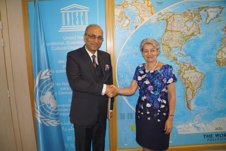 Abassador with DG UNESCO 