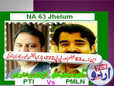 PMLN-VS-PTI-in-NA-63-Jhelum & PP-263 Wehari challenge
