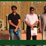 Zaheer ud Din Zafar Ran Chief Organizer PML N, Younger brother of Molana Tariq Jameel Dr Tahir Kamal with their nephew in Itly