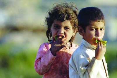 Children Eating Mangoes