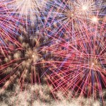 Spectacular fireworks show in Berlin