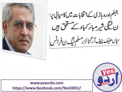 Mian Hanif Chief Organizer Pakistan Muslim League France