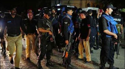 PIB Colony police had search operation , 50 suspects detained
