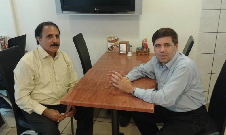 Raja Mansoor Meet Subtain Shah