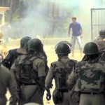 The 74th day of the tense situation in Kashmir , killing thirteen year old girl