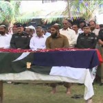 Karachi: Target killing play, funeral of police officers in Nazimabad