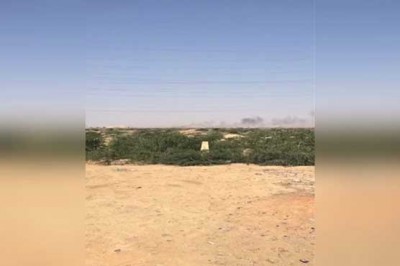 Karachi: Pakistan Air Force plane crashed near the airbase happy, pilot killed