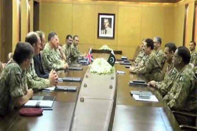 Sharif met British Chief of General Staff, to discuss peace in the region