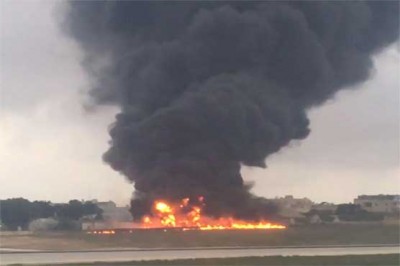 EU Border Agency frntyks plane crashes down, kills 5