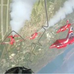 UK ayrubytk group first flight of the China Red ARROWS