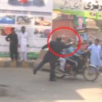 Lahore: Lawyers freaked out movement, violent father in front of children