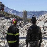 Earthquake in Italy, buildings were reduced to rubble