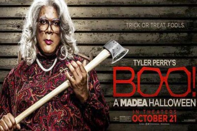 Horror film "Halloween Boo amyda 'rule the box office for second week