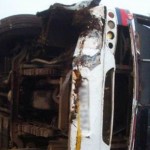 36 injured in bus collision in Balochistan area and ambulances in Ormara