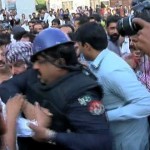 Rawalpindi police committee and PTA collision workers Square