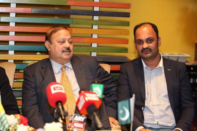 Chaudhry Imran Bashir with Barrister Sultan Mahmood Chaudhry