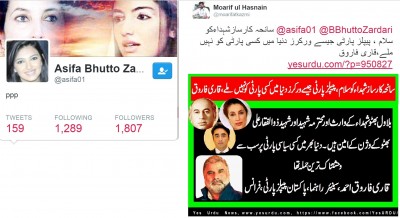 asifa bhutto Zardari appreciated yes urdu news