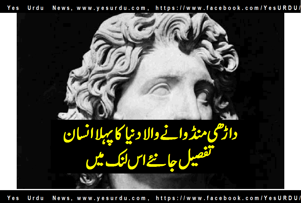 تاریخ میں سب سے پہلے داڑھی کس نے منڈوائی؟