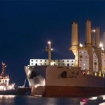 Another milestone was to dock the ships' port