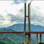 China completed construction of the bridge over 565 meters