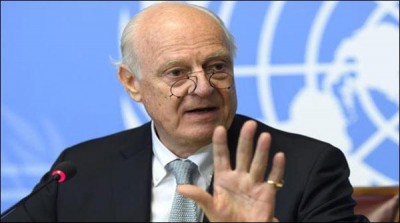 Rebel-controlled Syria may be completely destroyed, Staffan de mstuar