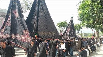 Burn 9th Muharram gatherings across the country; and