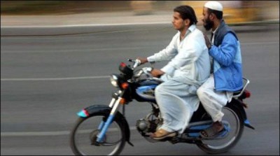 Quetta imposed ban on pillion riding