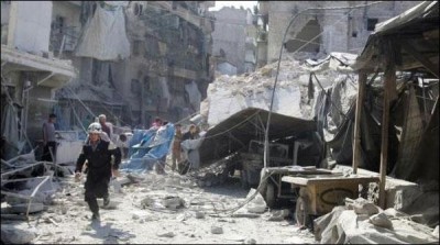Again,bombed,,killing,150,people,on,Aleppo