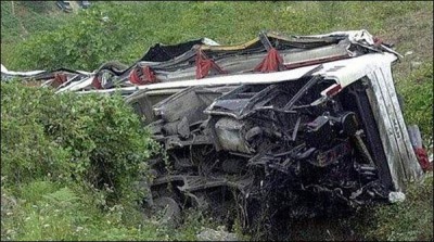 Bus overturns in LODHRAN, 2 Dead
