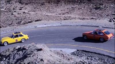 The pack has reached Rally GB