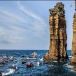 Japan: the eighth stage of the Cliff Diving World Series