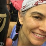 New world record run on the treadmill woman