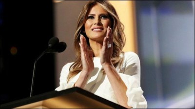 Trump's wife came to her husband's defense