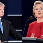 The last debate between Hillary and trump today