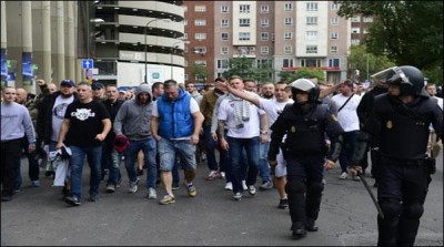 Madrid: Strife, 7 injured before the Champions League match