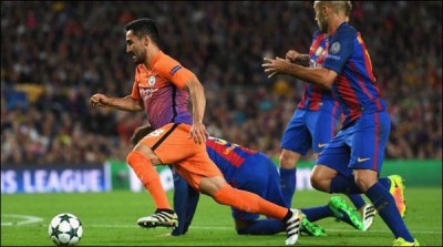 Barcelona beat Manchester City to four zero