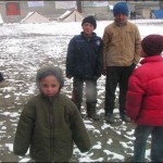 The arrival of cold, warm clothes in the upper parts