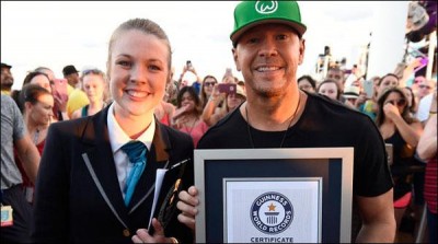 This unique record of the American singer Dionne ualbrg, 122 sylfyan in 3 minutes