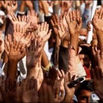 Thar, residents protesting against the construction of the dam