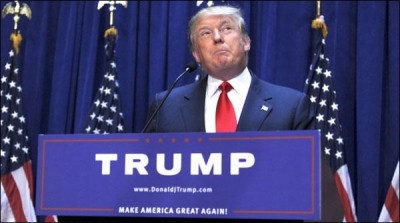 Trump presidential campaign slogan stylish chair