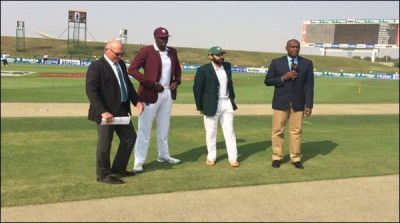 The third Test match against West Indies won the toss Pakistan