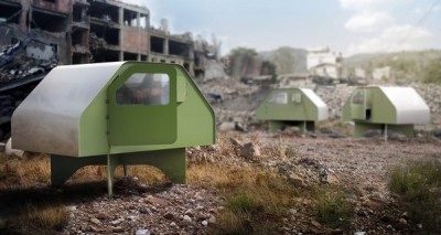 Protective unique home-prepared for the disaster-hit areas