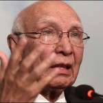 For negotiation with India Kashmir should must be the part of agenda:Sartaj Aziz