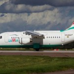 aircraft carrying Brazilian soccers carrier in Colombia