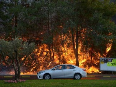 Over 80 thousand people were forced to flee the fire at the Israeli city of Haifa